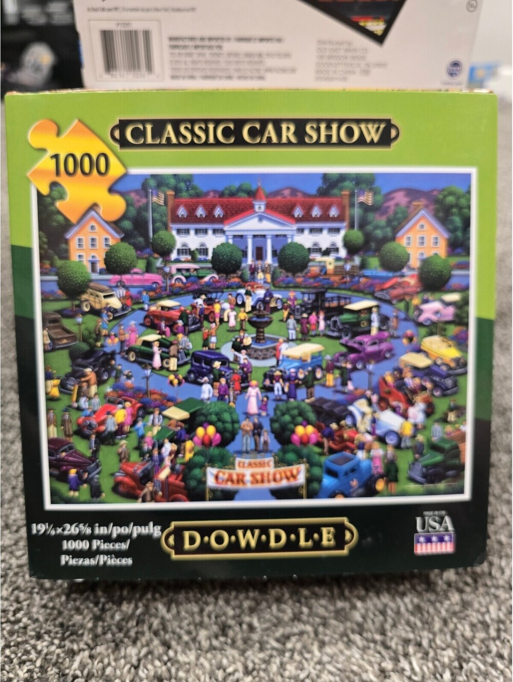 Dowdle Classic Car Show 1000 Piece Jigsaw Puzzle